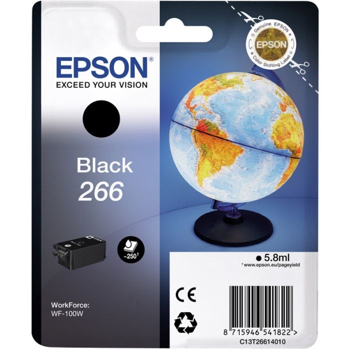 Картридж EPSON (T266) WF-100W (C13T26614010) Black