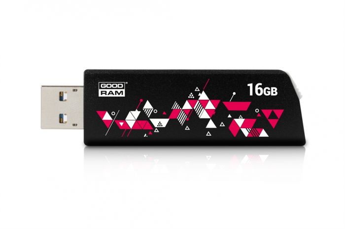 Флеш-накопичувач USB3.0 16GB GOODRAM UCL3 (Cl!ck) Black (UCL3-0160K0R11)