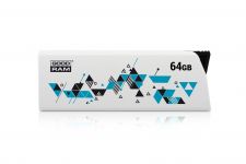 Флеш-накопичувач USB 64GB GOODRAM Cl!ck White (UCL2-0640W0R11)