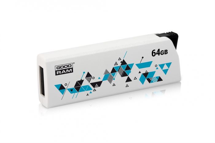 Флеш-накопичувач USB 64GB GOODRAM Cl!ck White (UCL2-0640W0R11)