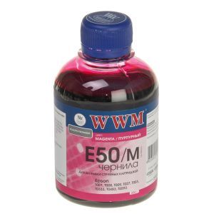 Чорнило WWM Epson Stylus Photo R200/R220/RX640 (Magenta) (E50/M) 200г