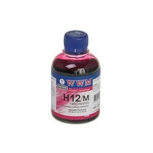 Чорнило WWM для HP 10/11/12 (Magenta) (H12/M) 200г