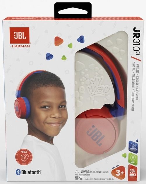 Bluetooth-гарнітура JBL JR310BT Red (JBLJR310BTRED)