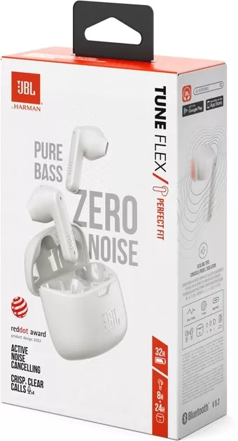 Bluetooth-гарнітура JBL Tune Flex White (JBLTFLEXWHT)