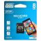 Карта пам`ятi MicroSDHC 8GB Class 4 GOODRAM + SD-adapter (M40A-0080R11)