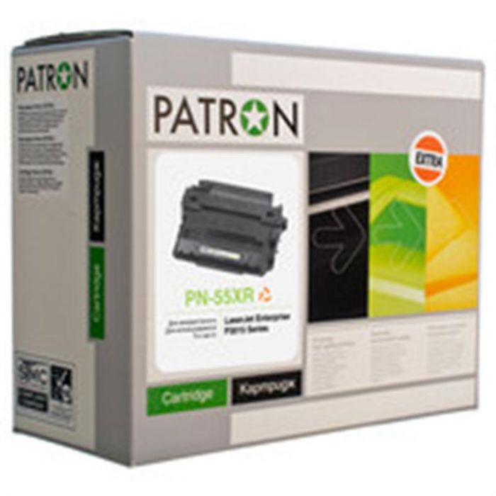 Картридж Patron (PN-55XR) HP LJ P3015/M521 series Black (CE255X) max