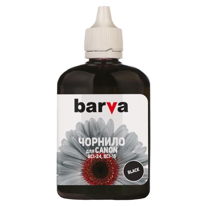 Чорнило Barva (C24-280) Canon BCI-24 Black, 90 г