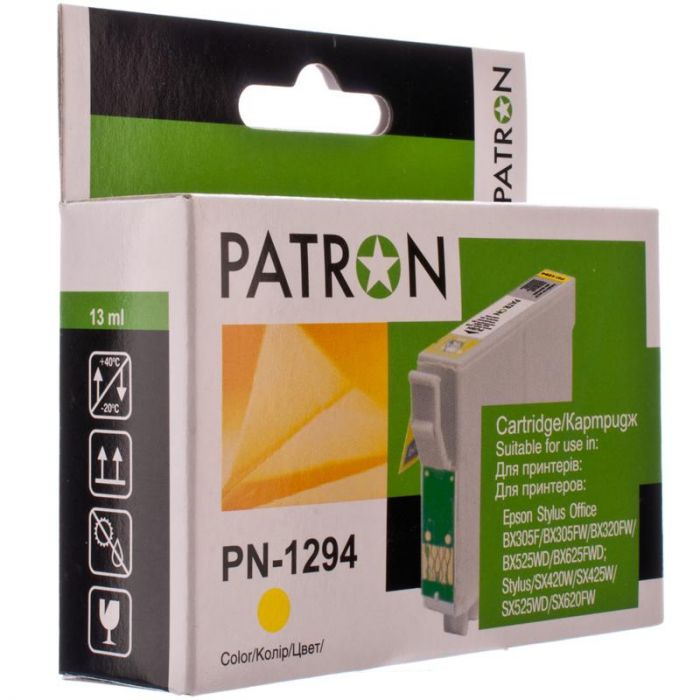 Картридж Patron (PN-1294) Epson Stylus SX125/420W/425W Yellow (T1294)