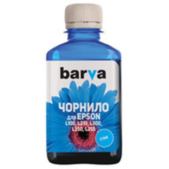 Чорнило Barva EPSON L100/L210/L300/L350/L355 (T6642) (Cyan) (L100-401)  180 г