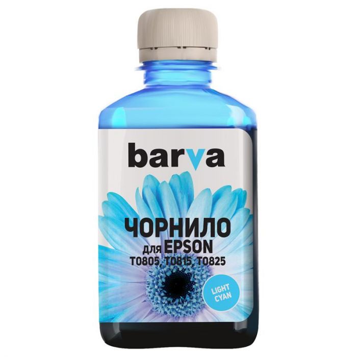 Чорнило Barva  EPSON T0815 (1410/P50/T50/R270/TX650) (Light Cyan) (E081-147) 180 г