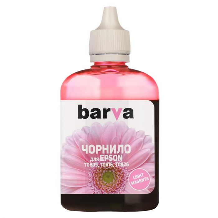 Чорнило Barva  EPSON T0816 (1410/P50/T50/R270/TX650) (Light Magenta) (E081-329) 90 г