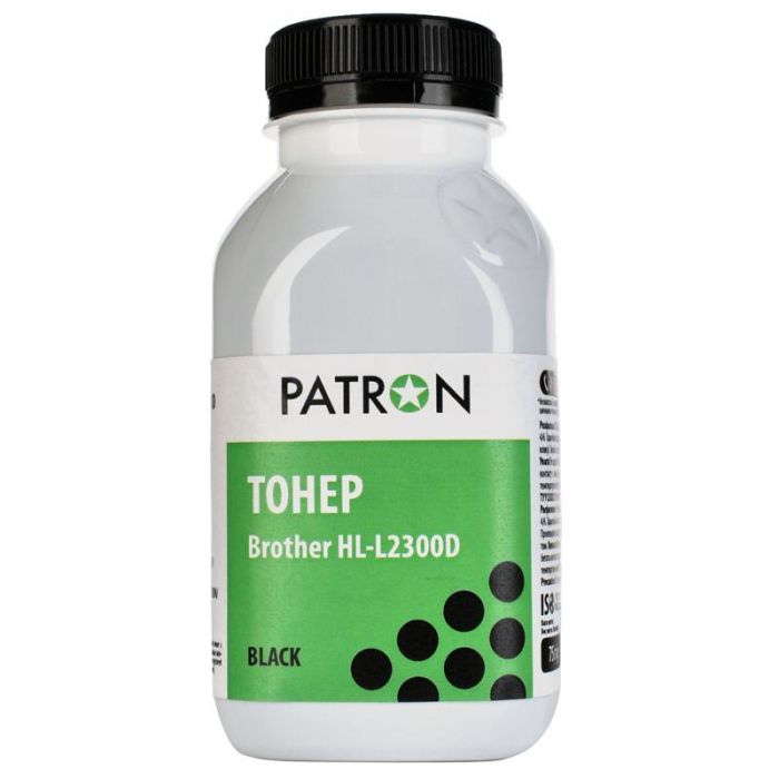 Тонер Patron (PN-BHLL2300-75) Brother HL-L2300D Black, 75 г