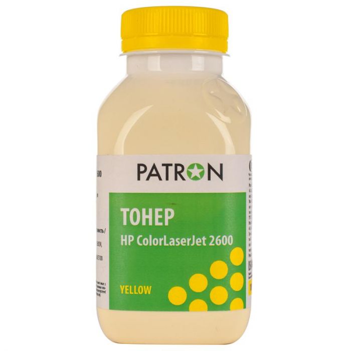 Тонер Patron (PN-HCLJ2600-Y-100) HP CLJ 2600 Yellow, 100 г