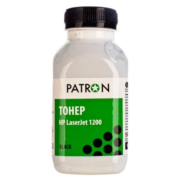 Тонер Patron (PN-HLJ1200-150) HP LJ 1200 Black, 150 г