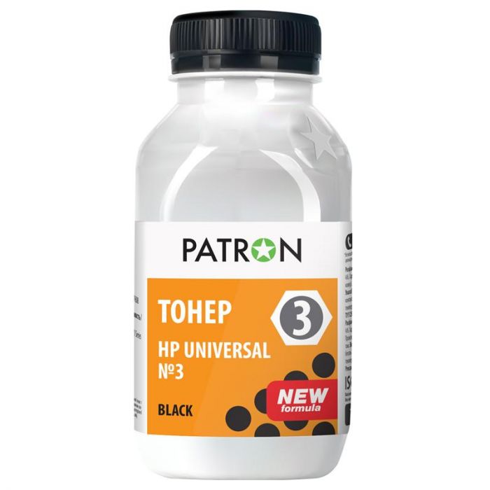 Тонер Patron (PN-HU3-060) HP Universal №3 Black, 60 г