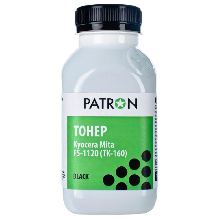 Тонер Patron (PN-KFS1120-110) Kyocera Mita FS-1120 (TK-160) Black, 110 г