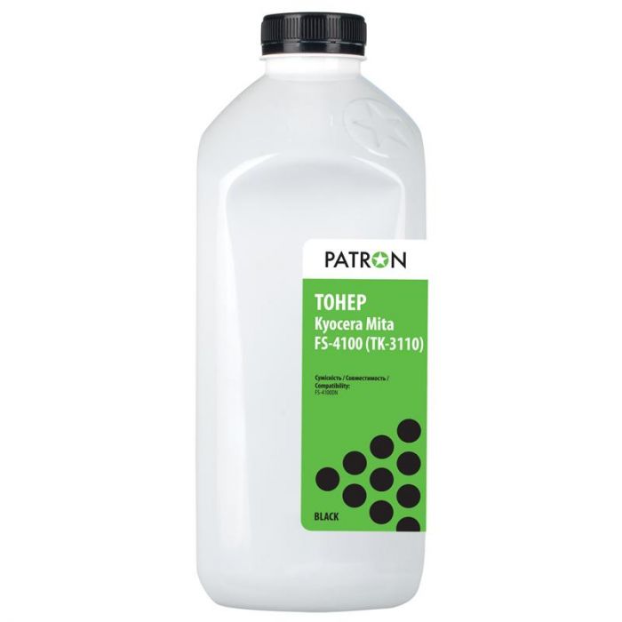 Тонер Patron (PN-KFS4100-430) Kyocera Mita FS-4100 (TK-3110) Black, 430 г