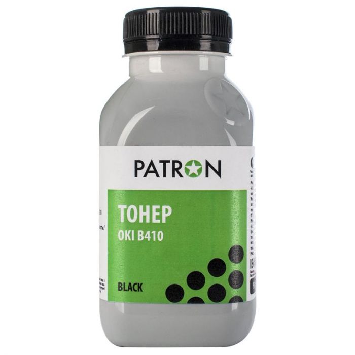 Тонер Patron (PN-OB410-090) OKI B410 Black, 90 г