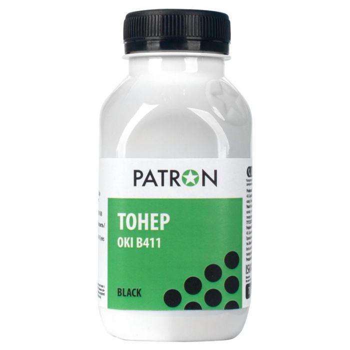 Тонер Patron (PN-OB411-075) OKI B411 Black, 75 г