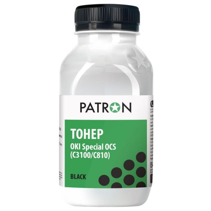 Тонер Patron (PN-OCS-B-050) OKI Special OCS (C3100/C810) Black, 50 г