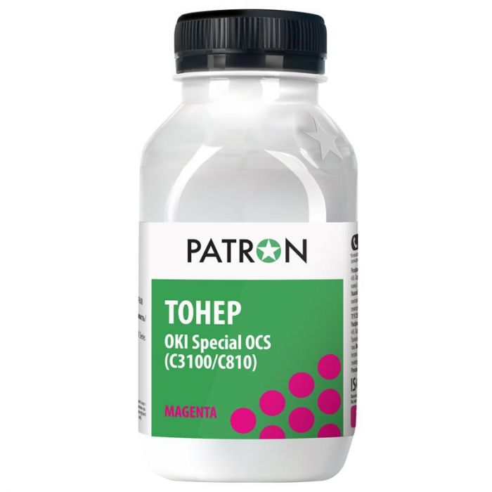 Тонер Patron (PN-OCS-M-100) OKI Special OCS (C3100/C810) Magenta, 100 г