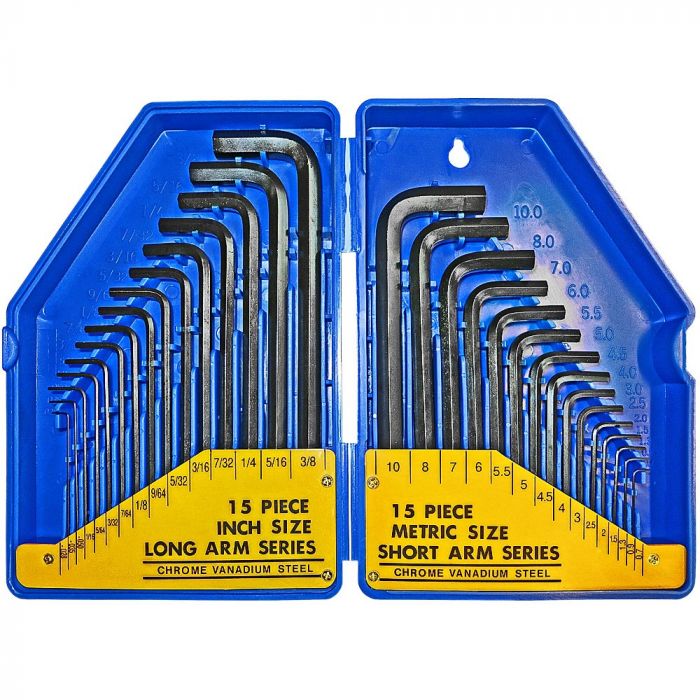 Набір ключів шестигранних S&R 30 шт (365532030)