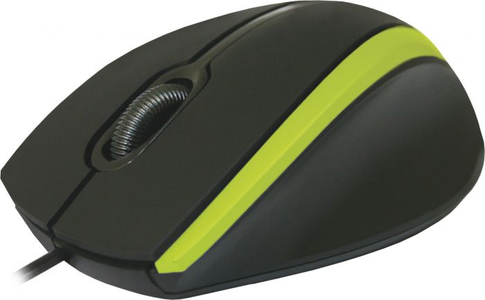 Мишка Defender #1 MM-340 Black-Green (52346) USB