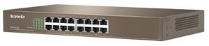 Комутатор TENDA TEF1016D 16port 10/100, некерований, мет.корпус