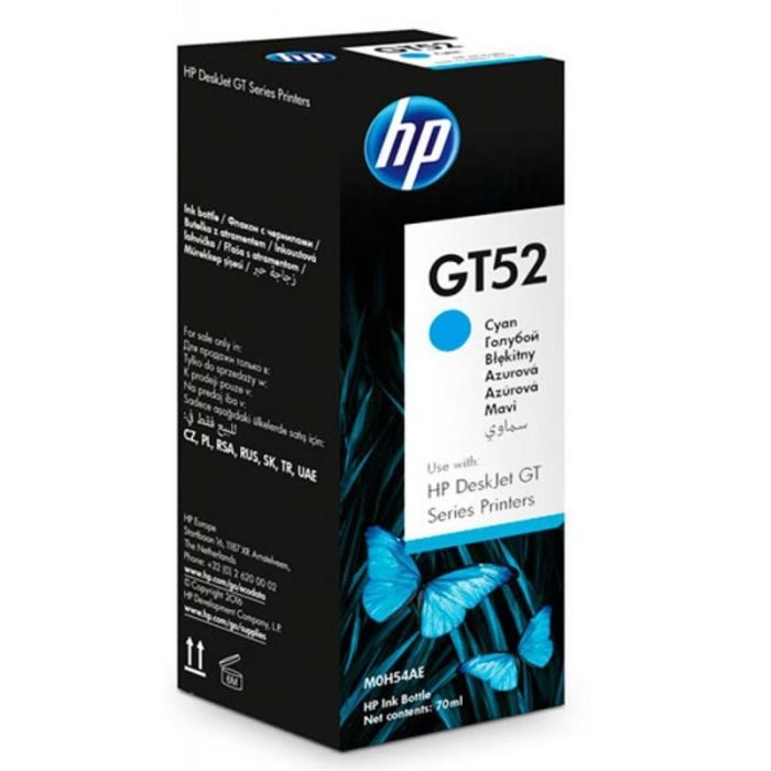 Чорнило HP (M0H54AE) HP GT52 5810/5820 Cyan, 70мл