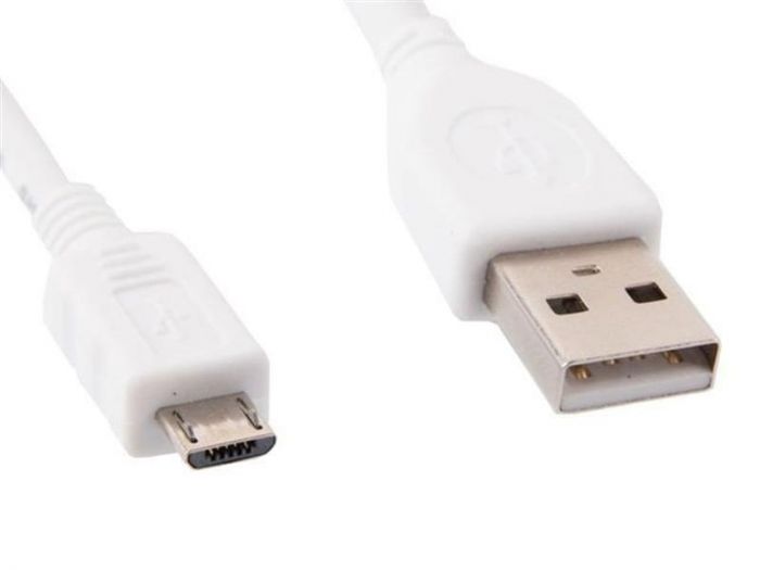 Кабель Cablexpert USB - micro USB V 2.0 (M/M), Premium, 1 м, білий (CCP-mUSB2-AMBM-W-1M)