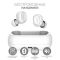 Bluetooth-гарнітура QCY T1C White_