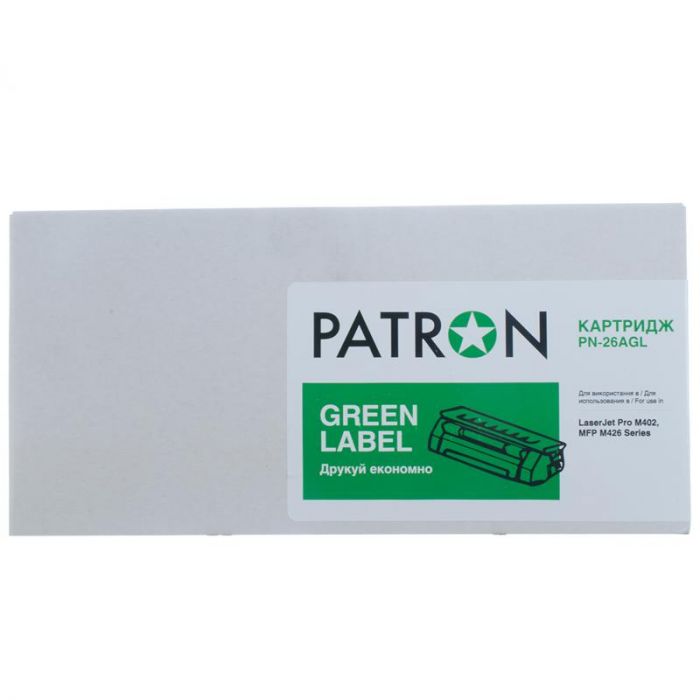 Картридж Patron (PN-26AGL) HP LJ Pro M402/M426 Black (CF226A) Green Label