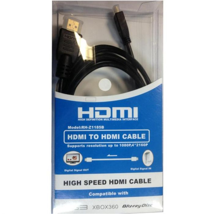 Кабель Atcom HDMI - microHDMI (type D) (M/M), 2 м, чорний (15268) блістер