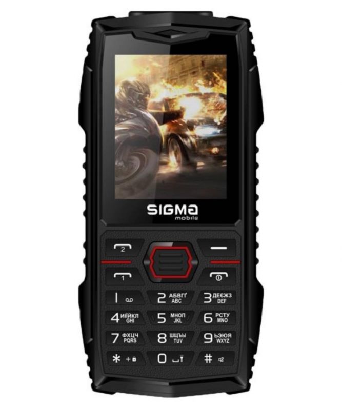 Мобільний телефон Sigma mobile X-treme AZ68 Dual Sim Black/Red