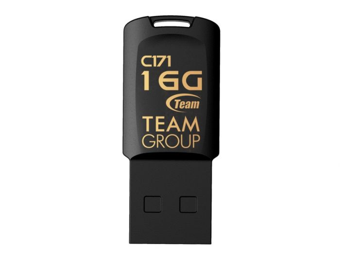 Флеш-накопичувач USB 16GB Team C171 Black (TC17116GB01)