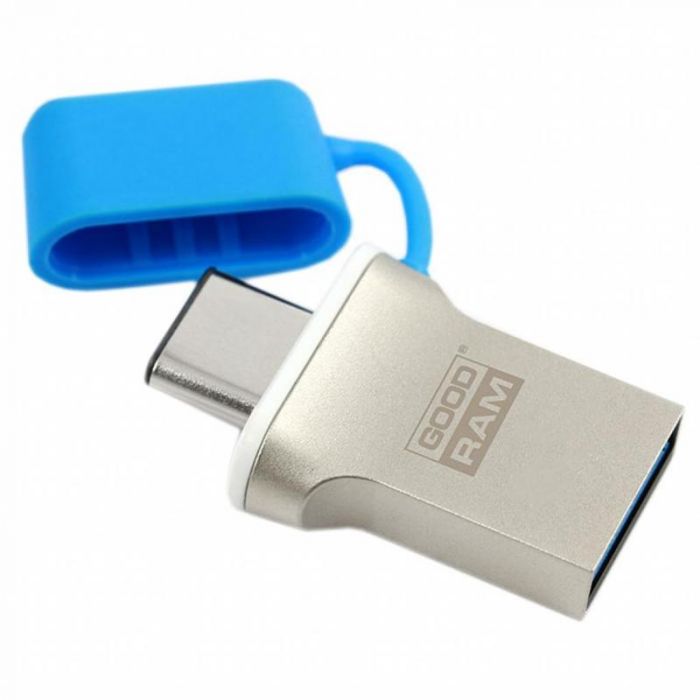 Флеш-накопичувач USB3.0  16GB Type-C GOODRAM ODD3 (DualDrive) Blue (ODD3-0160B0R11)