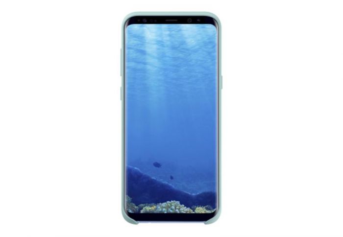 Чохол-накладка Samsung Silicone Cover для Samsung Galaxy S8 G950 Blue (EF-PG950TLEGRU)