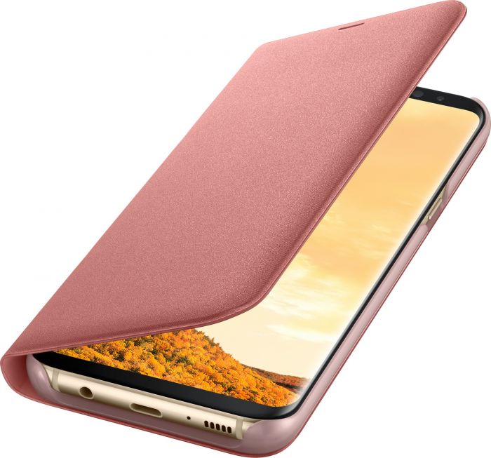 Чохол-книжка Samsung LED View Cover для Samsung Galaxy S8+ G955 Pink (EF-NG955PPEGRU)