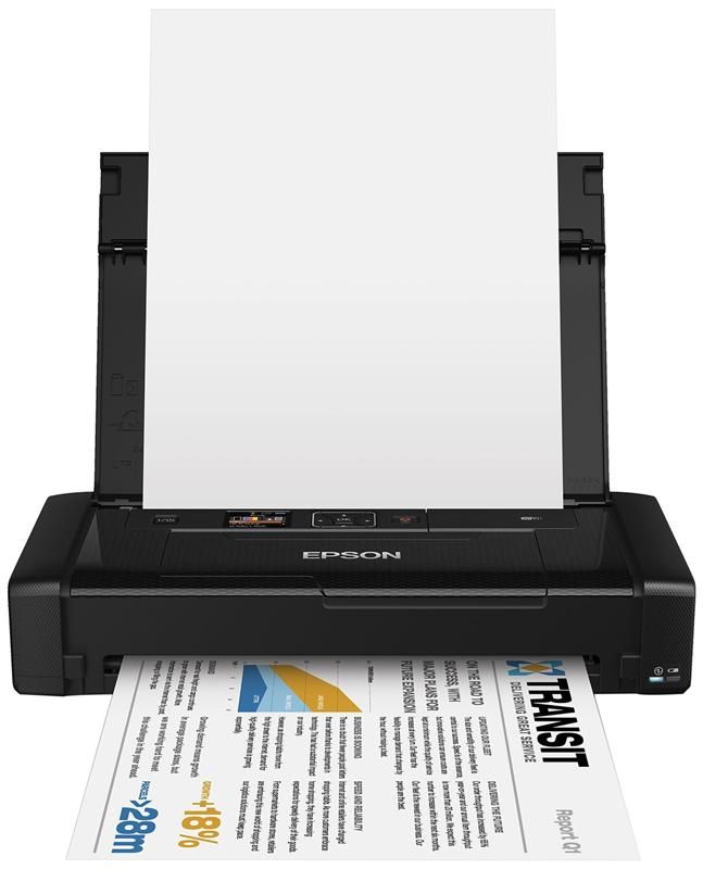 Принтер А4 Epson WorkForce WF-100W mobile c Wi-Fi (C11CE05403)