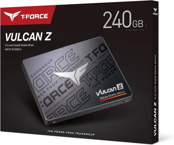 Накопичувач SSD  240GB Team Vulcan Z 2.5" SATAIII 3D TLC (T253TZ240G0C101)