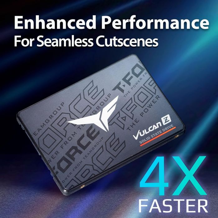 Накопичувач SSD  256GB Team Vulcan Z 2.5" SATAIII 3D TLC (T253TZ256G0C101)