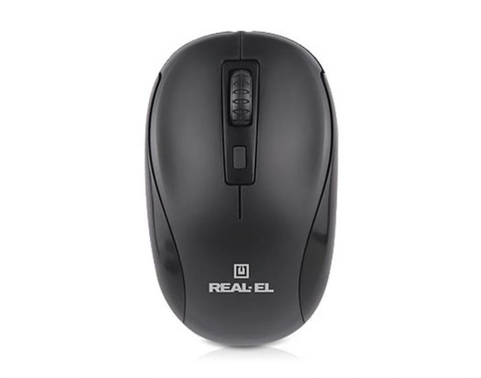 Комплект (клавіатура, миша) бездротовий REAL-EL Standard 550 Kit Black USB