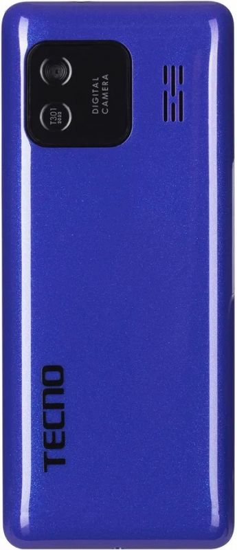 Мобiльний телефон Tecno T301 Dual Sim Blue (4895180778698)