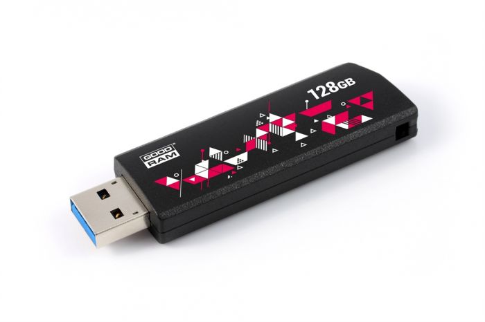 Флеш-накопичувач USB3.0 128GB GOODRAM UCL3 (Cl!ck) Black (UCL3-1280K0R11)