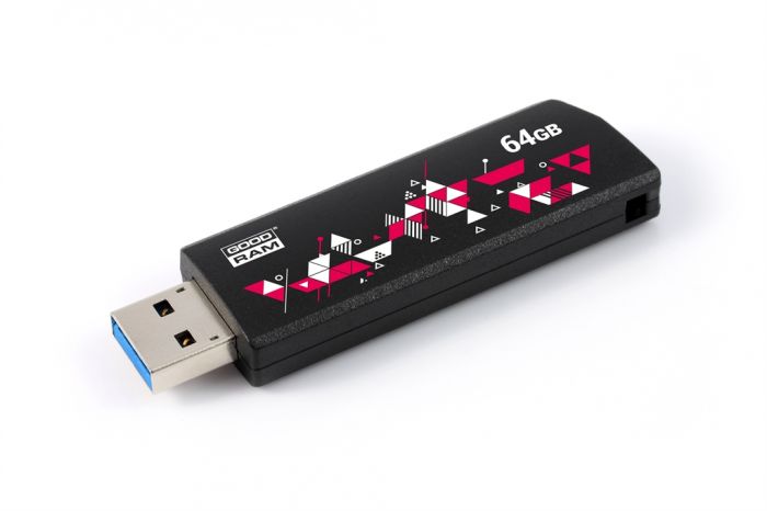 Флеш-накопичувач USB3.0 64GB GOODRAM UCL3 (Cl!ck) Black (UCL3-0640K0R11)