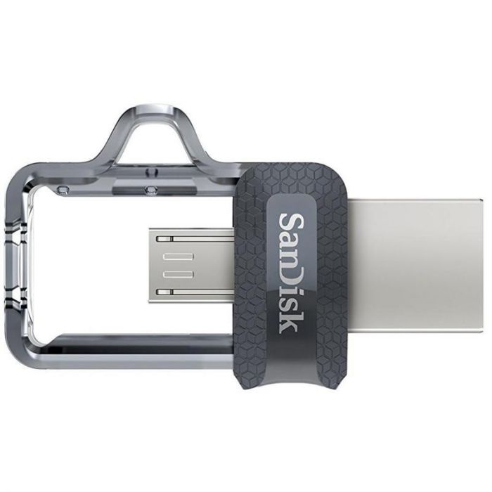 Флеш-накопичувач USB3.0 16GB OTG SanDisk Ultra Dual Black (SDDD3-016G-G46)