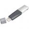 Флеш-накопичувач USB3.0 64GB Lightning SanDisk iXpand Mini Black/Silver (SDIX40N-064G-GN6NN)