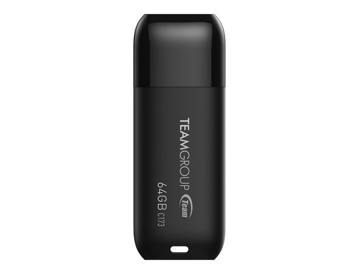 Флеш-накопичувач USB 64GB Team C173 Pearl Black (TC17364GB01)