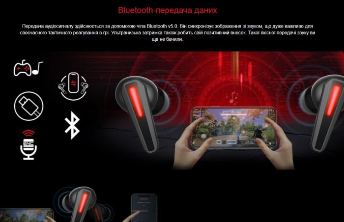 Bluetooth-гарнітура A4Tech Bloody M70 Black+Red