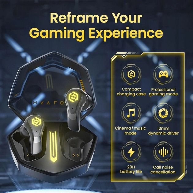 Bluetooth-гарнітура Haylou G3 TWS Gaming Earbuds Black (HAYLOU-G3)